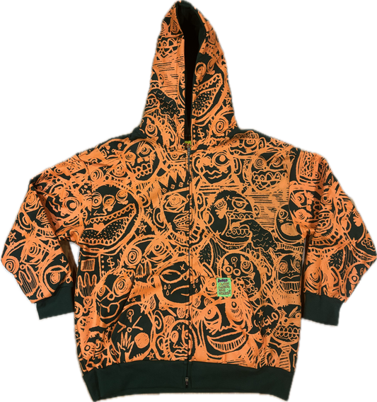 Green & Orange Hoodie (Limited)