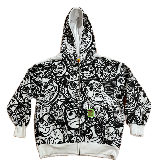 Black & White Hoodie